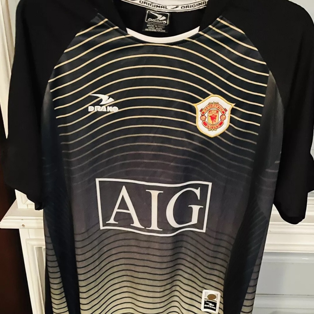 Manchester Jersey United Drako Label One Size Fits All Chest 22” FC Soccer